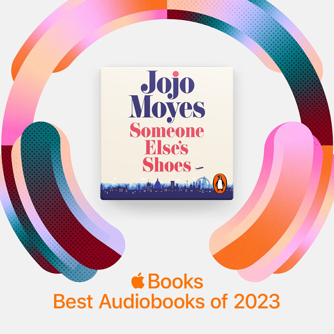 We're delighted that Someone Else's Shoes by @jojomoyes has been selected as one of the @AppleBooks Best Audiobooks of 2023!🎧 Treat yourself this festive break to the audiobook, narrated by actress Daisy Ridley: apple.co/46FdZQY