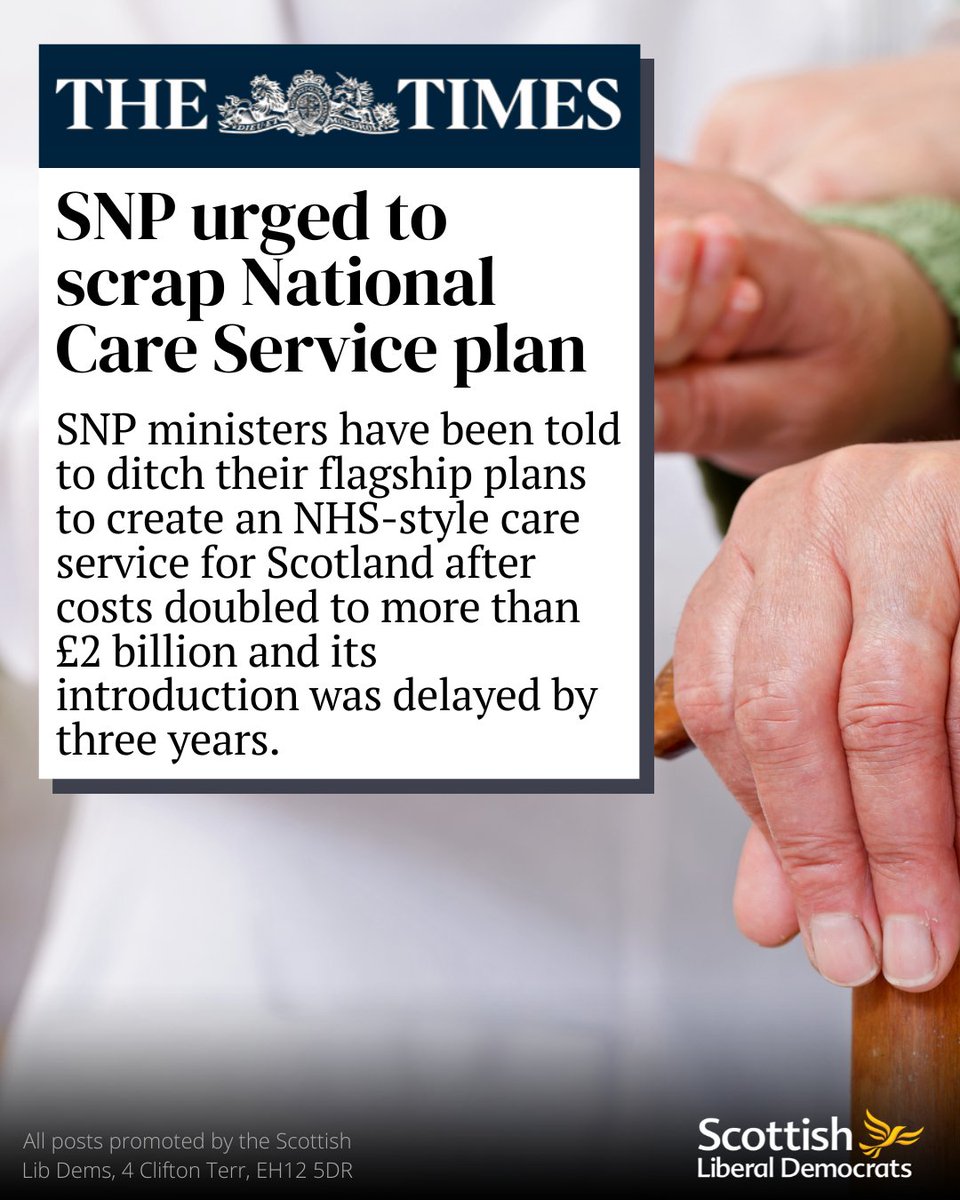 These proposals don't need to be delayed, they need to be ditched. The Scottish Government have completely failed to explain how these plans would make care staff or service users better off. Scottish Lib Dems are determined to stop this billion pound bureaucracy for good.