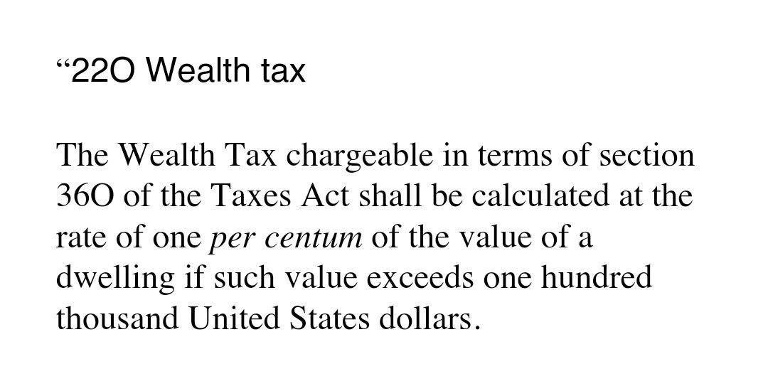 KuraChihota's tweet photo. It's not a proposal no more
It's in the Finance Bill...
1% wealth tax on >$100k value properties = 100% tears .
Kunzima bafo... https://t.co/1Ww9I8JsZr