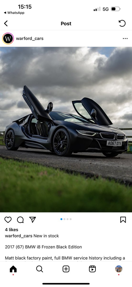 afowler06's tweet image. Retweet this please everyone 🙏🏻🙏🏻 I’m selling my BMW I8 through Warford cars if anyone wants it please let them know,  it’s a thing of beauty and I’m sad to see it go 😅 warfordcarsltd.co.uk/details/used-c…