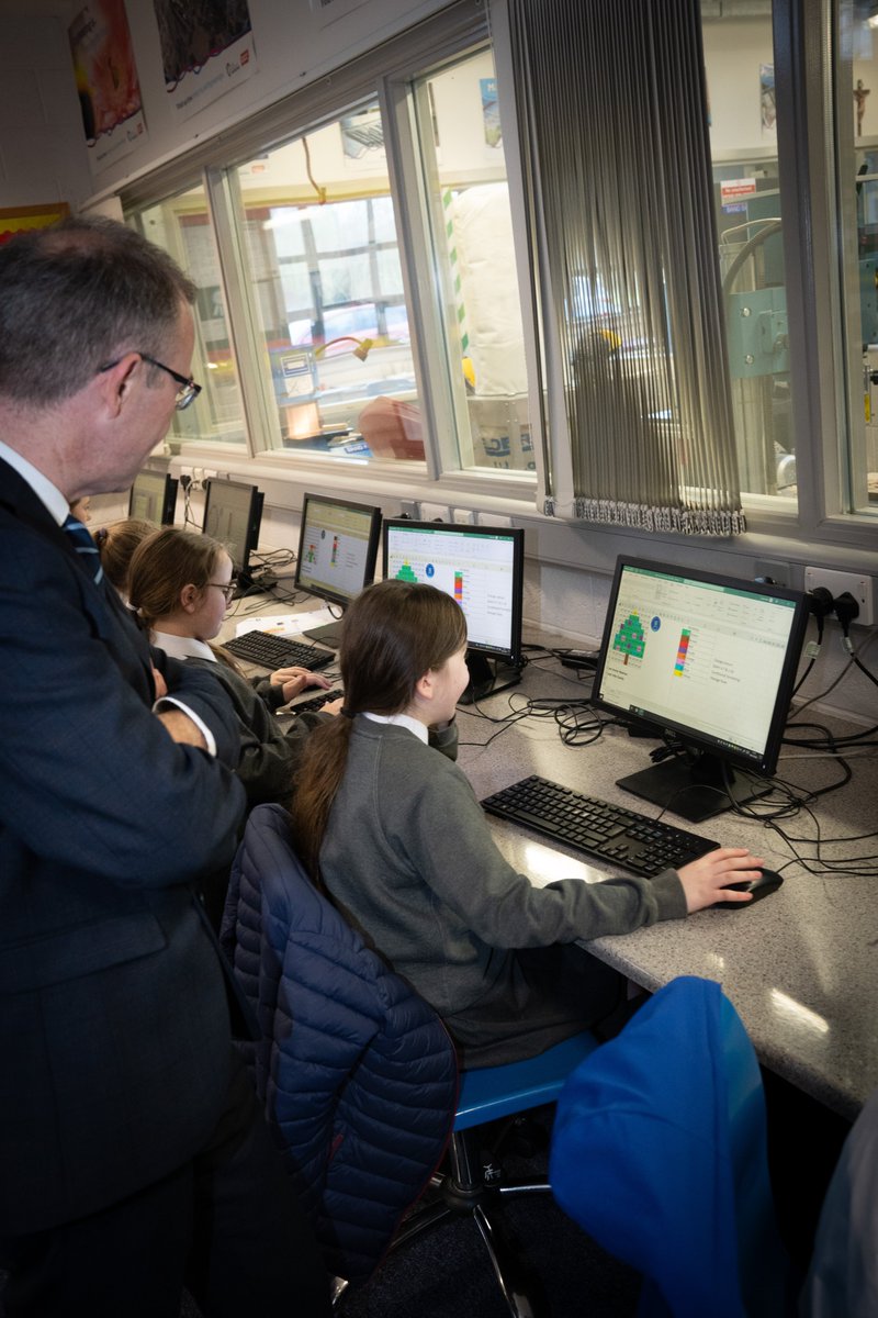 SaintMarysDerry's tweet image. We were delighted to welcome Mr Lagan and Primary 6 pupils from Holy Family Primary School to our @DigSchoolhouse 💻
Well done to the P6 pupils who took part in our Paint by Pixels Challenge using Microsoft Excel! 👾 #Computational #Thinking #Unplugged