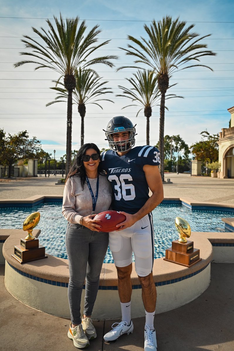 Thanks @MikeFassel and the rest of @USDFootball coaching staff for the official visit last weekend!