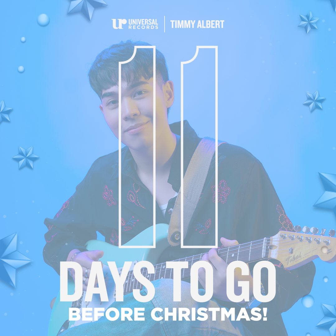 universalrec_ph's tweet photo. 11 days ‘til Christmas! 🎄@timmyalbum’s ‘It’s Complicated’ is the perfect track for my relationship with my Christmas to-do list.😁

 🎧Stream Timmy Albert’s songs here: https://t.co/SZuBqx4zk4

#christmascountdown2023 #timmyalbert https://t.co/8kVt7WrWN1