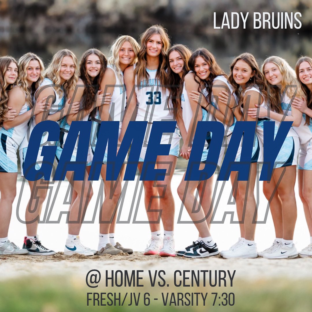 Home game today! Come support your Lady Bruins as they take on Century! 💙🏀🐻 @KMVTSports @twinfallstn @IDHSAA @idahosports