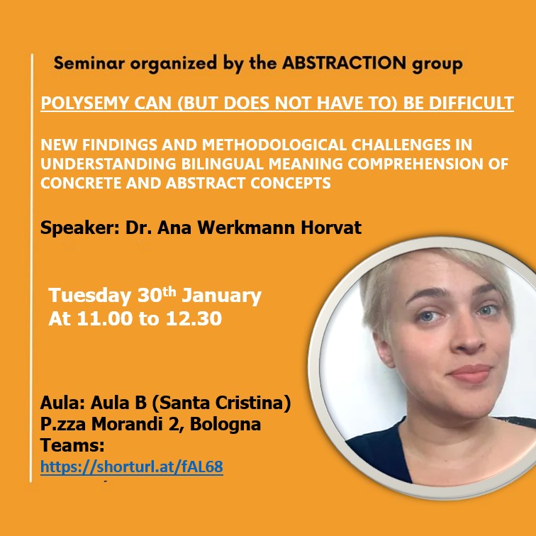 Abstraction Project ERC-StG (@abstraction_erc) on Twitter photo 📢ABSTRACTION presents:
🗓️30 January at 11.00-12.30 (GMT+1)
🗣️ Dr Ana Werkmann Horvat
<a href="/AnaWerkmann/">Ana Werkmann Horvat</a>
📍From remote: shorturl.at/fAL68
📍In presence: Aula B (S. Cristina) P.zza Morandi 2, Bologna.
🎥Recording will be available here after the event: site.unibo.it/abstraction/it… 📢ABSTRACTION presents:
🗓️30 January at 11.00-12.30 (GMT+1)
🗣️ Dr Ana Werkmann Horvat
<a href="/AnaWerkmann/">Ana Werkmann Horvat</a>
📍From remote: shorturl.at/fAL68
📍In presence: Aula B (S. Cristina) P.zza Morandi 2, Bologna.
🎥Recording will be available here after the event: site.unibo.it/abstraction/it…