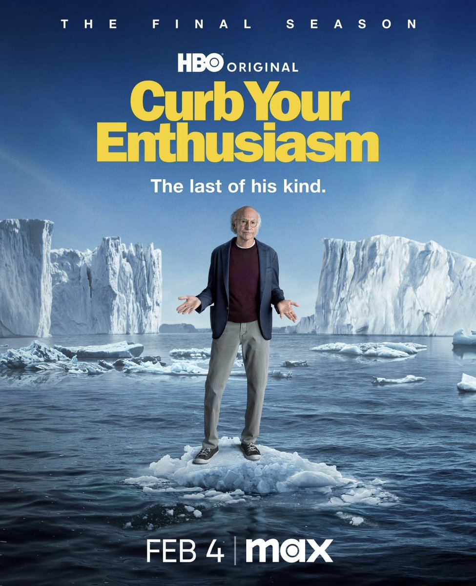 Feb. 4 #curbyourenthusiasm #larrydavid #jeffgarlin #richardlewis #cherylhines #jbsmoove #curb #hbo #max