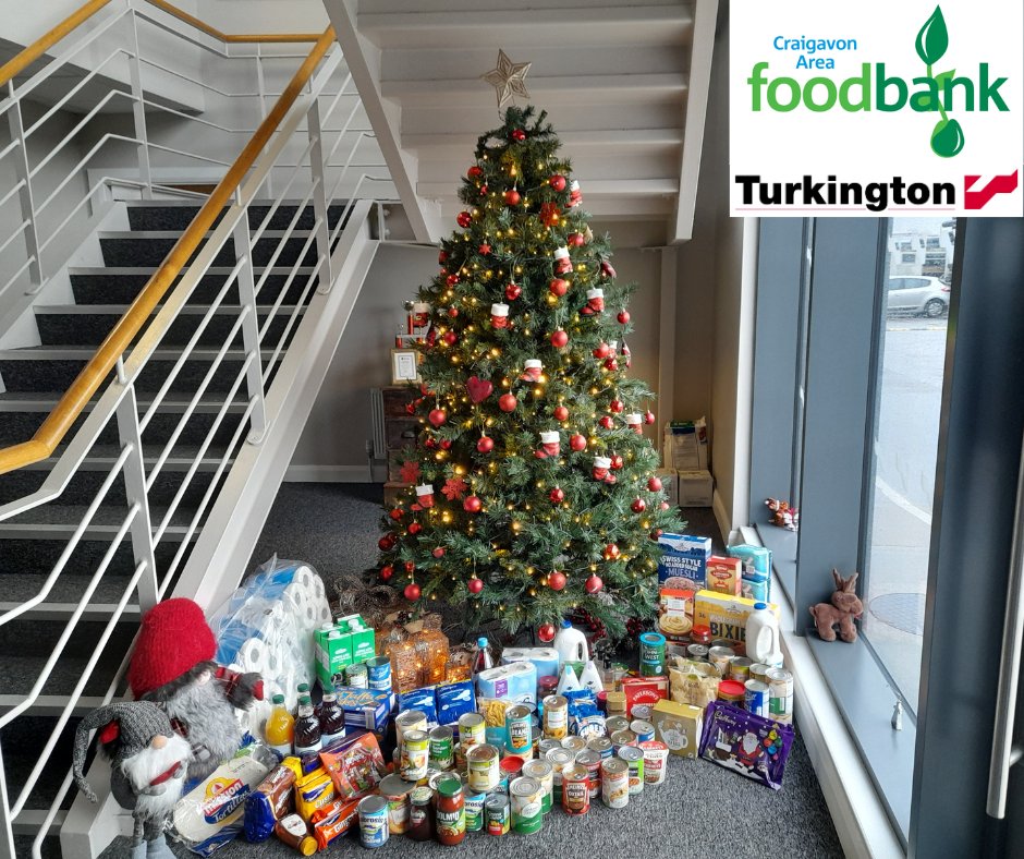 We were delighted to deliver 67.05kg of essential products to Craigavon Food Bank which will provide 172 meals for those in the Craigavon area who need a helping hand this Christmas 🥰🎄 #donating #foodbank #food #essentialsupplies #meals #responsiblebusiness #teamturkington