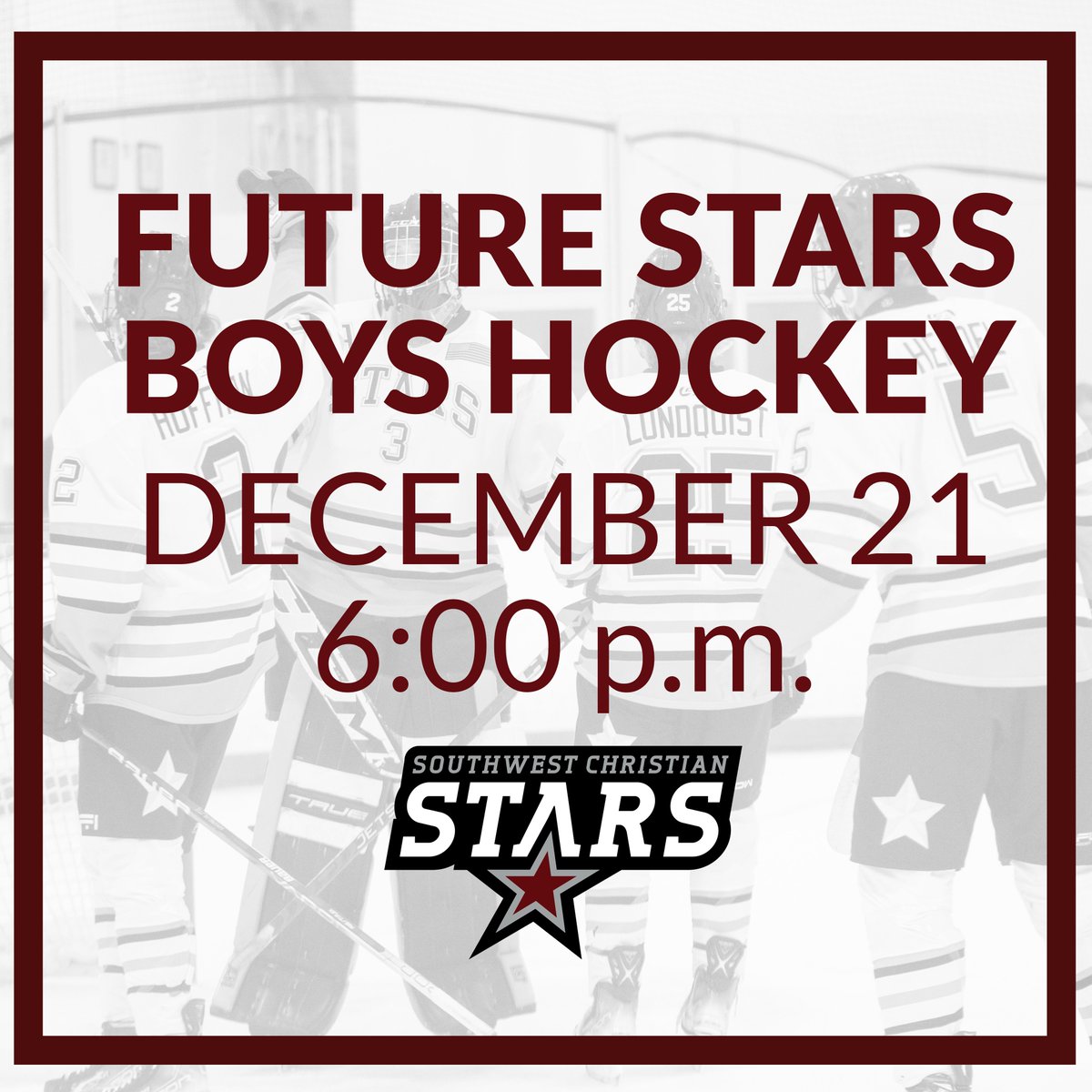 SWCHS Athletics (@swchssports) on Twitter photo 🚨Boys Future Stars Hockey Event🚨
Sign-up today!
events.r20.constantcontact.com/register/event…
<a href="/SWCRHockey/">Southwest Christian Richfield Boys HS Hockey</a> 🚨Boys Future Stars Hockey Event🚨
Sign-up today!
events.r20.constantcontact.com/register/event…
<a href="/SWCRHockey/">Southwest Christian Richfield Boys HS Hockey</a>