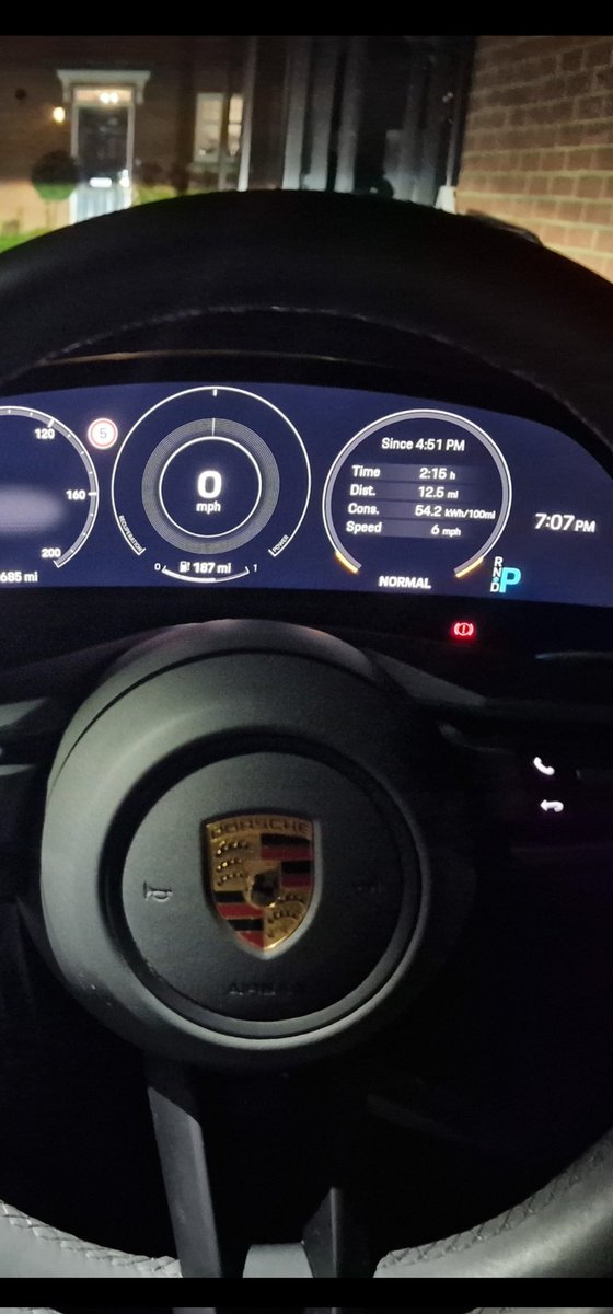 J41Jay's tweet photo. @PorscheNewsroom @autocarindiamag @BuddhIntCircuit He must have got better milage per KWH than this lol https://t.co/g7acvXJ19d