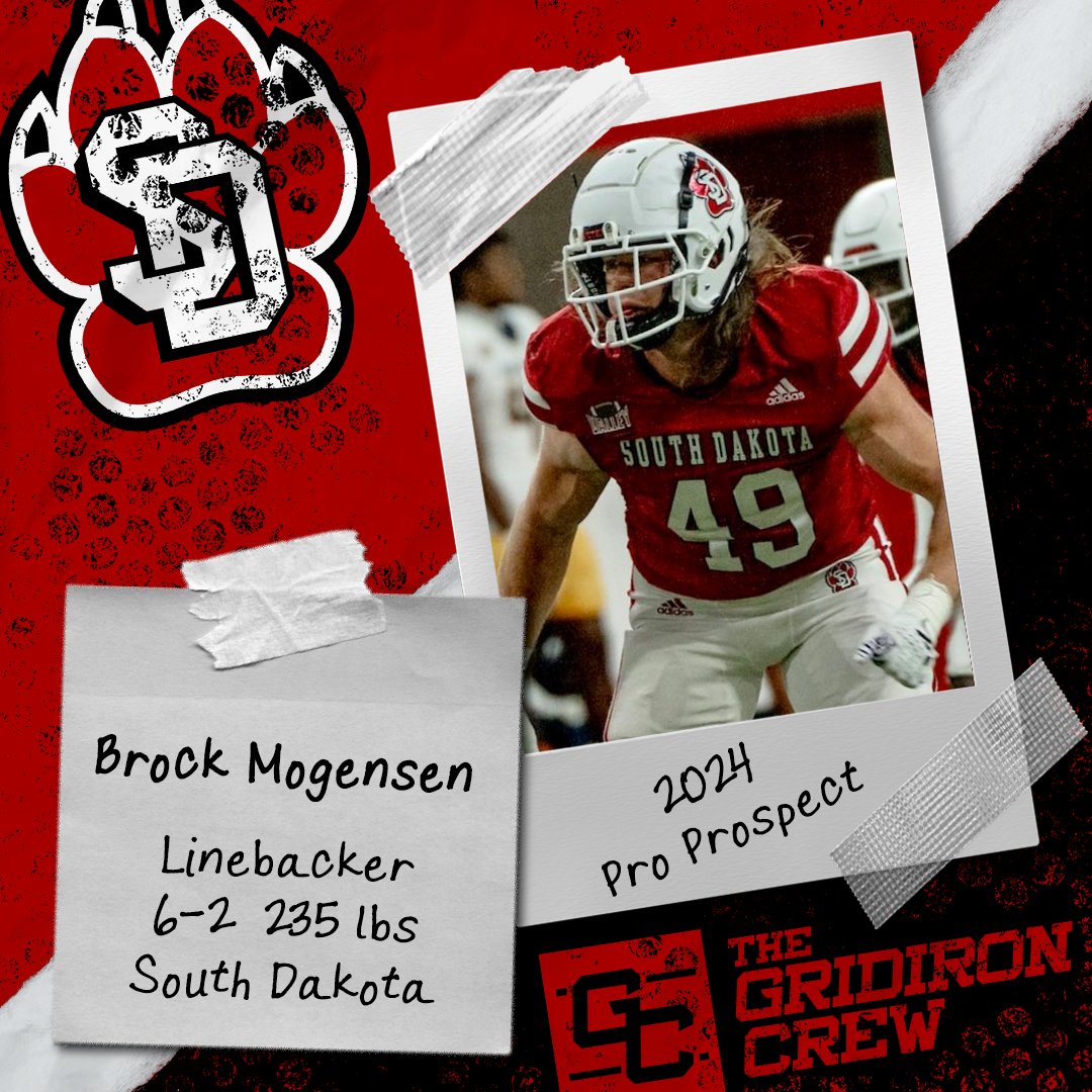 ⚠️ Attention Pro Scouts, Coaches, and GMs ⚠️ You need to look at 2024 Pro Prospect, Brock Mogensen @brock_mogensen, a LB from @SDCoyotesFB 👀 See our Interview: thegridironcrew.com/brock-mogensen… #2024ProProspect #DraftTwitter #NFLDraft #NFL #CFLDraft #CFL #ProFootball 🏈