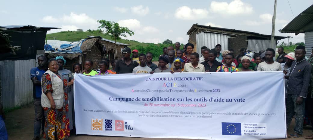 Lors de notre passage dans le site des déplacés d’IGA BARRIÈRE ( Province ITURI), nous avons sensibilisé la population sur les droits, devoirs et cohésion sociale avant, pendant et après les élections.

#Elections2023 #Acte2023 #congo #Cepas #Inades #Ebuteli #Keba