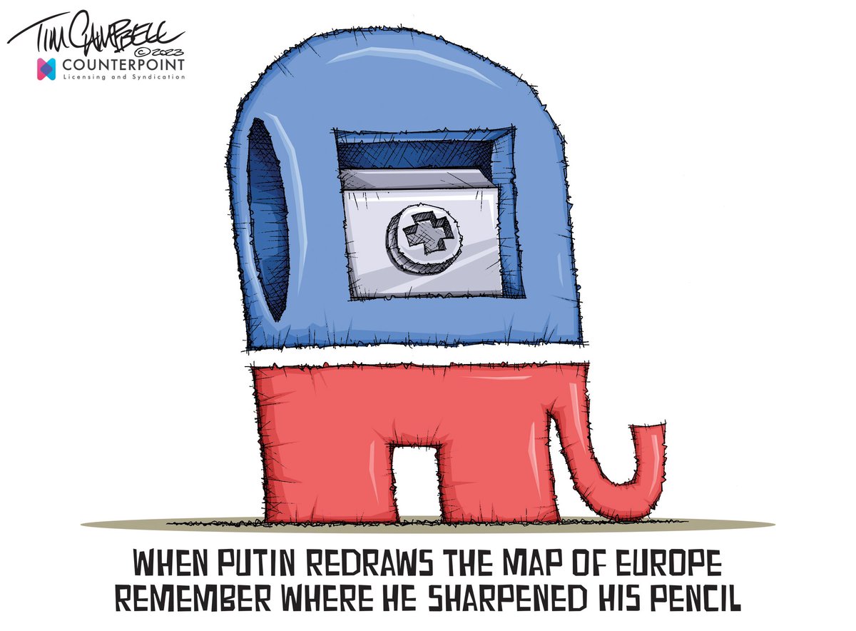 The Sharpener
#GOP #UkraineRussianWar #Putin #Zelenskyy #UkraineSupport @EandPCartoons @IndianaJournos @CartoonKim1 @nkellyIN
