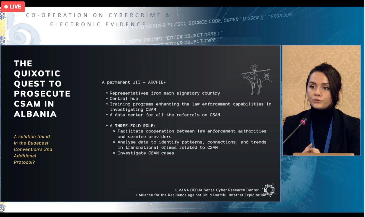 apwg_eu's tweet image. The quixotic quest to prosecute CSAM in Albania

 At @coe Octopus Conference 
 #CyberSecurity #AI  
 #OctopusProject #LawEnforcement