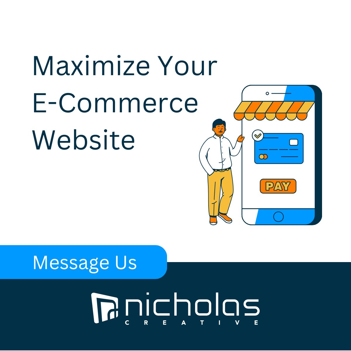 Looking for ways to maximize your e-commerce website? Let's connect on ways we can help.