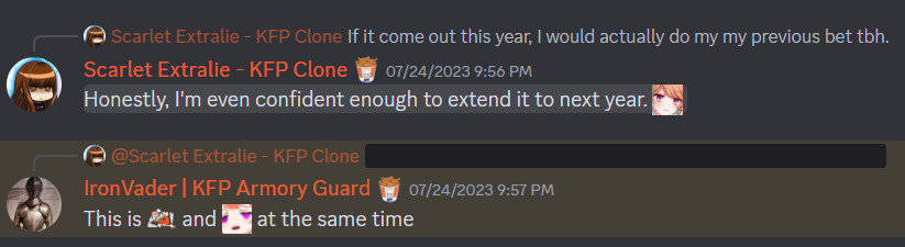 Extralie🐔KFP's Clone Vat tweet media