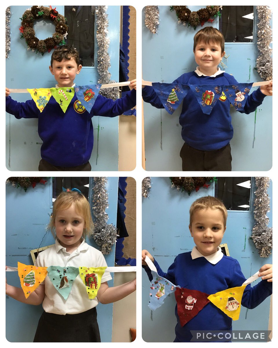 Christmas bunting 🎄🎅
I’m so proud of everyone’s creativity and impressed with their final product 😍
#designtechnology #year1 @StPPPrimary