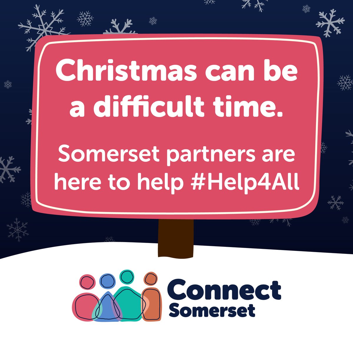SomersetCouncil's tweet image. Christmas can be a difficult time.  Somerset partners are here to help - #Help4All. 

We have listed some of the most popular services and support that may be useful for you to know about. Please click on the link to find out more: orlo.uk/WI7oP