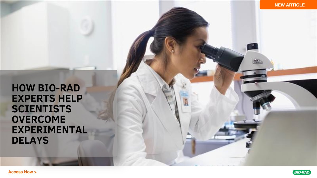 Field Application Scientists, like all scientists, know the frustration of trying to get experiments to work. Read how the Bio-Rad FAS team addresses common research questions and supports scientists in their day-to-day experiments: ow.ly/smlN50O21F7
#research #lifescience