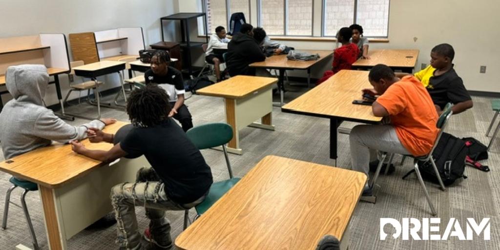 Over 200 young men attend our Becoming a Man mentoring program.

Here are some of them having small group discussions.

#BecomingAMan #BAM #MentoringProgram #DREAMOrganization #SmallGroupDiscussion