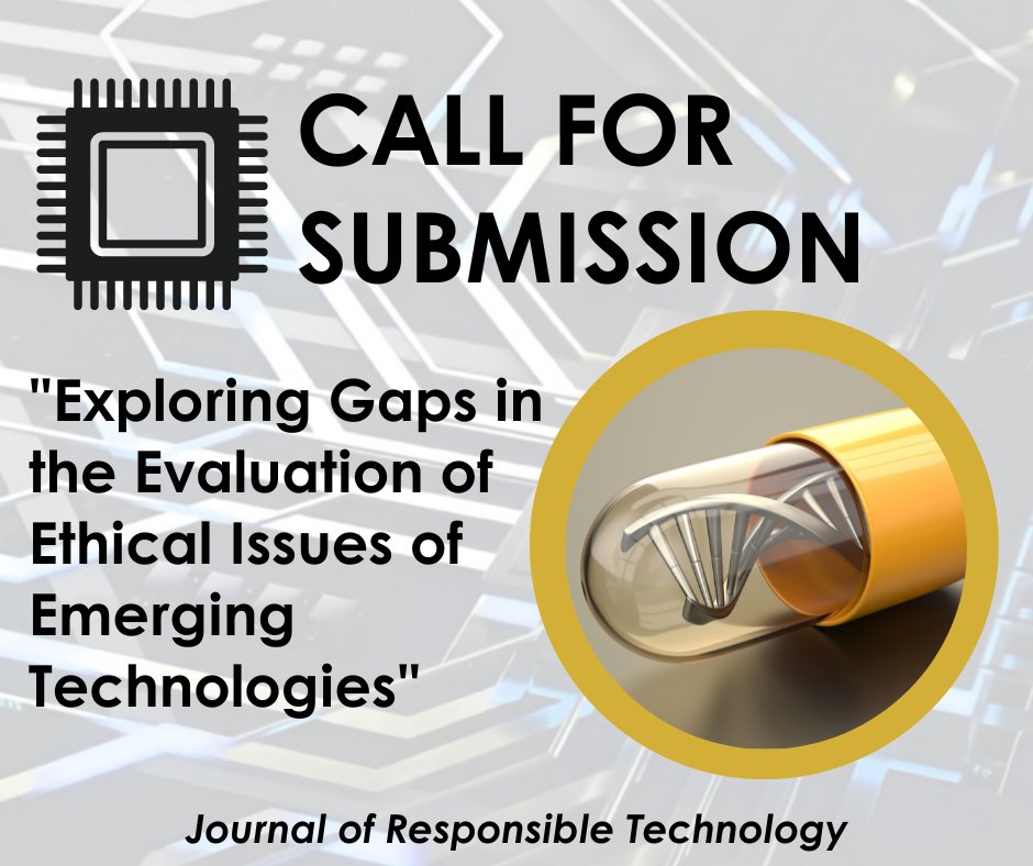 How well can researchers evaluate the ethics of new research technologies like genome editing? Our team members are exploring this theme as guest editors for The Journal of Responsible Technology. Submissions are open until 1st June 2024. ow.ly/es1f50QiIce