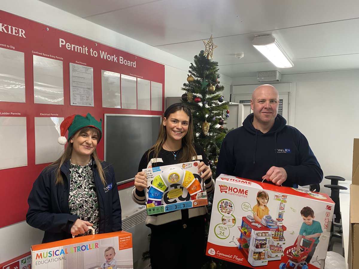 Finley Structures (@finleysaycliffe) on Twitter photo Finley Structures Ltd were delighted to hand over a toy donation to main contractor <a href="/kierconstruct/">Kier Construction</a> today! #donation
The toys will be given to local hospitals in Darlington and Durham - we hope they bring joy to the young patients who will be playing with them #Joy Finley Structures Ltd were delighted to hand over a toy donation to main contractor <a href="/kierconstruct/">Kier Construction</a> today! #donation
The toys will be given to local hospitals in Darlington and Durham - we hope they bring joy to the young patients who will be playing with them #Joy