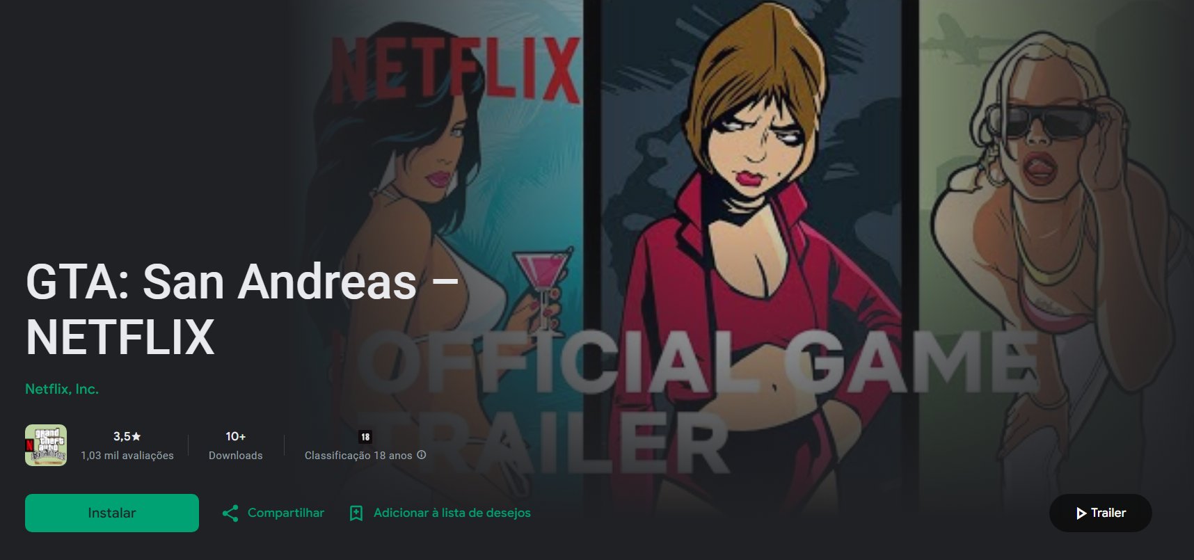 GTA: San Andreas – NETFLIX - Apps on Google Play