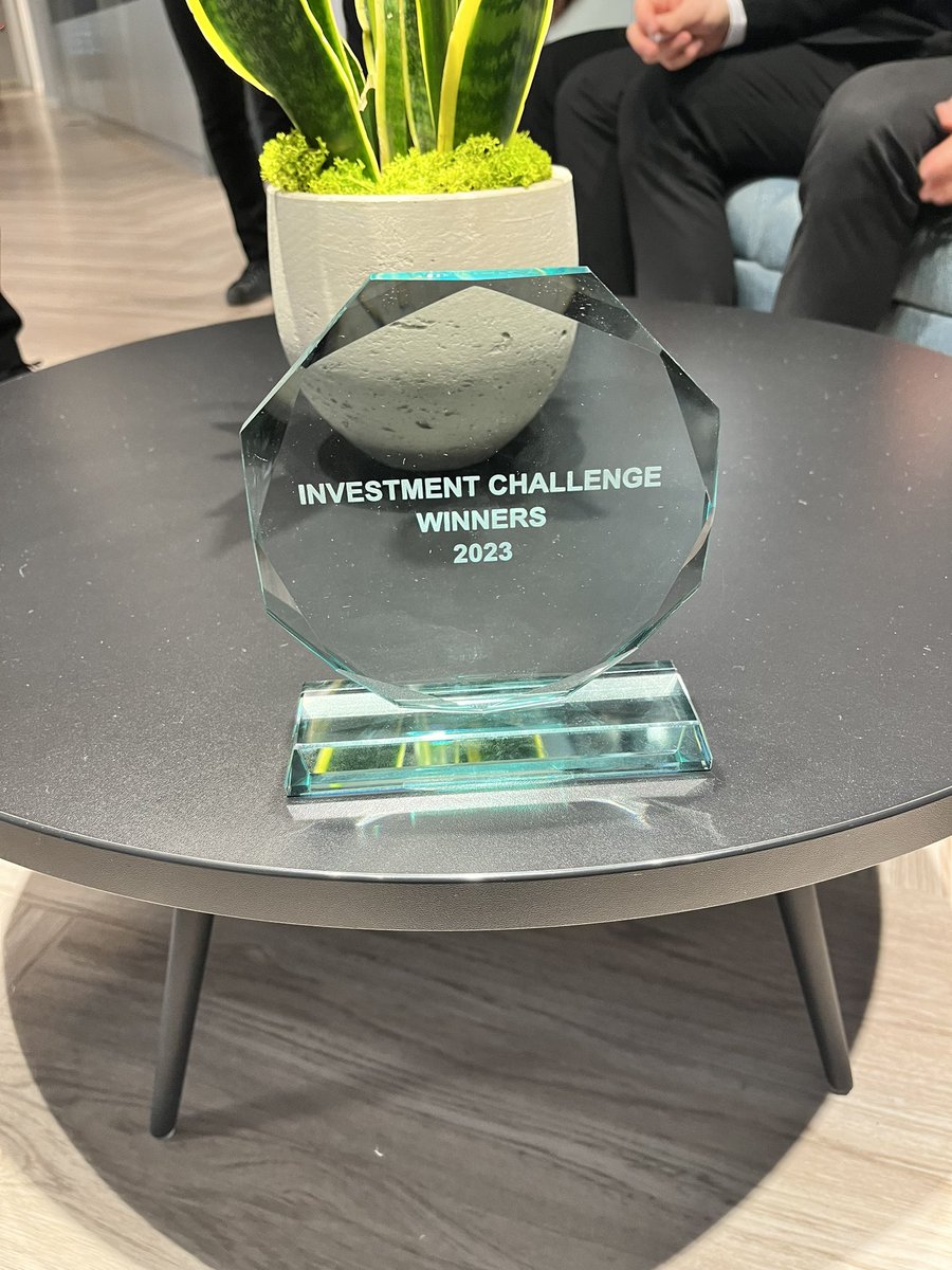 Well done to our wonderful pupils who are the winners of the Investment Challenge 2023.  The pupils had an excellent day competing against other school finalists <a href="/BNPParibas/">BNP Paribas Group</a> Thank you very much for having us #dyw #investment <a href="/BearsdenAcademy/">Bearsden Academy</a>