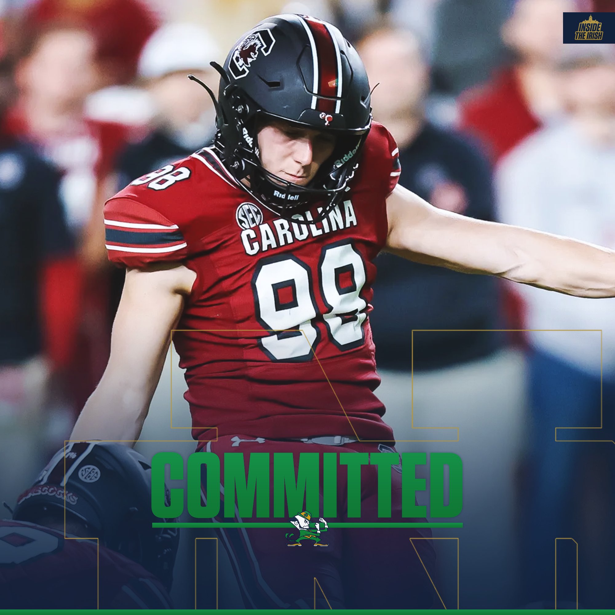 COMMITTED: Duke QB Riley Leonard is transferring to the University of Notre  Dame, he announced! #GoIrish ☘️ ‎ Leonard, widely regarded as…