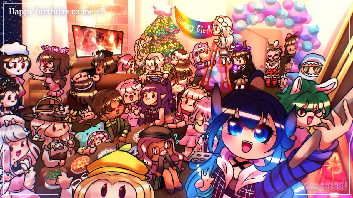 🎉🎂 ✨ITS MY BIRTHDAYYYYYY🔥💥🎁 im not a teen now, im old in my 20s😭 im super grateful for everyone whos hung out & supported me, i cant wait to make more stuff for u all to see!! THIS ART TOOK FOREVER - 31 PEOPLE 🥹 #oc #ocart #roblox #robloxart #royalehigh #royalehighart