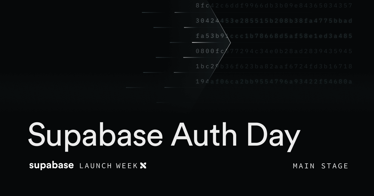 Supabase tweet media