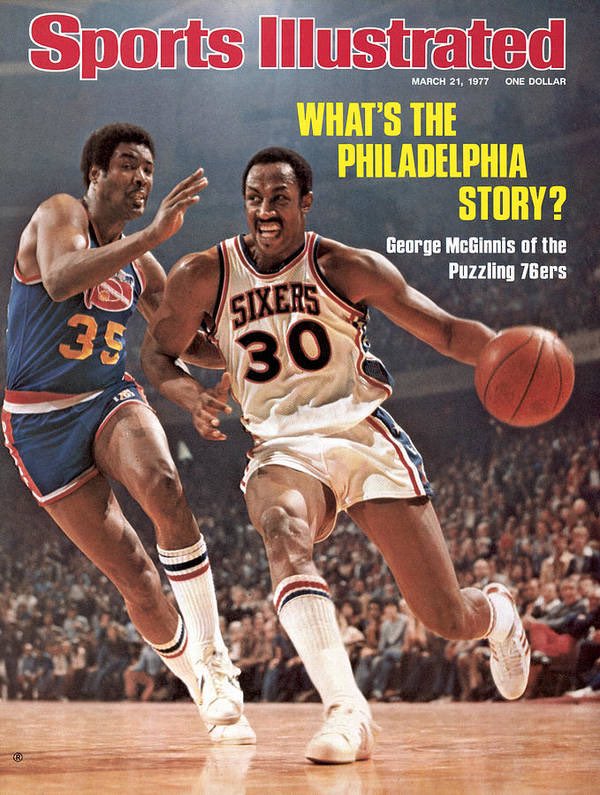 Super Sky Point to George McGinnis, the 1975 ABA MVP and a man who waited far too long for his HOF induction - which, thankfully, he did receive in his lifetime. Great player, great guy. He was a guest on my old podcast (look it up) and I found him delightful. Sad day. #RIP