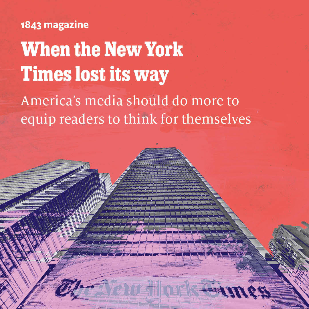 James Bennet, one of our columnists, was an editor at the New York Times. He argues his old paper’s pledge to pursue the news “without fear or favour” is no longer being honoured.   

Read his full essay econ.st/3NmzpLV
