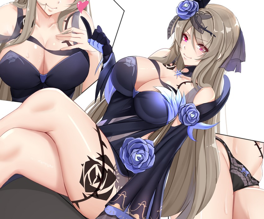 Thursday is a day for thighs? Well aren't we eager~? Very well, you may look. Be good and I'll let you touch~"