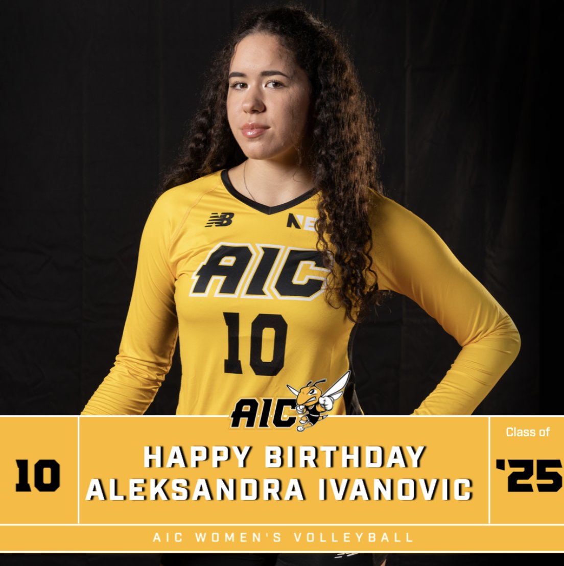 Happy birthday to our fabulous middle Aleksandra Ivanovic! We hope you have an amazing day...and that there's room among all your awards to put the cake and presents! 🥳

#AICommitted
