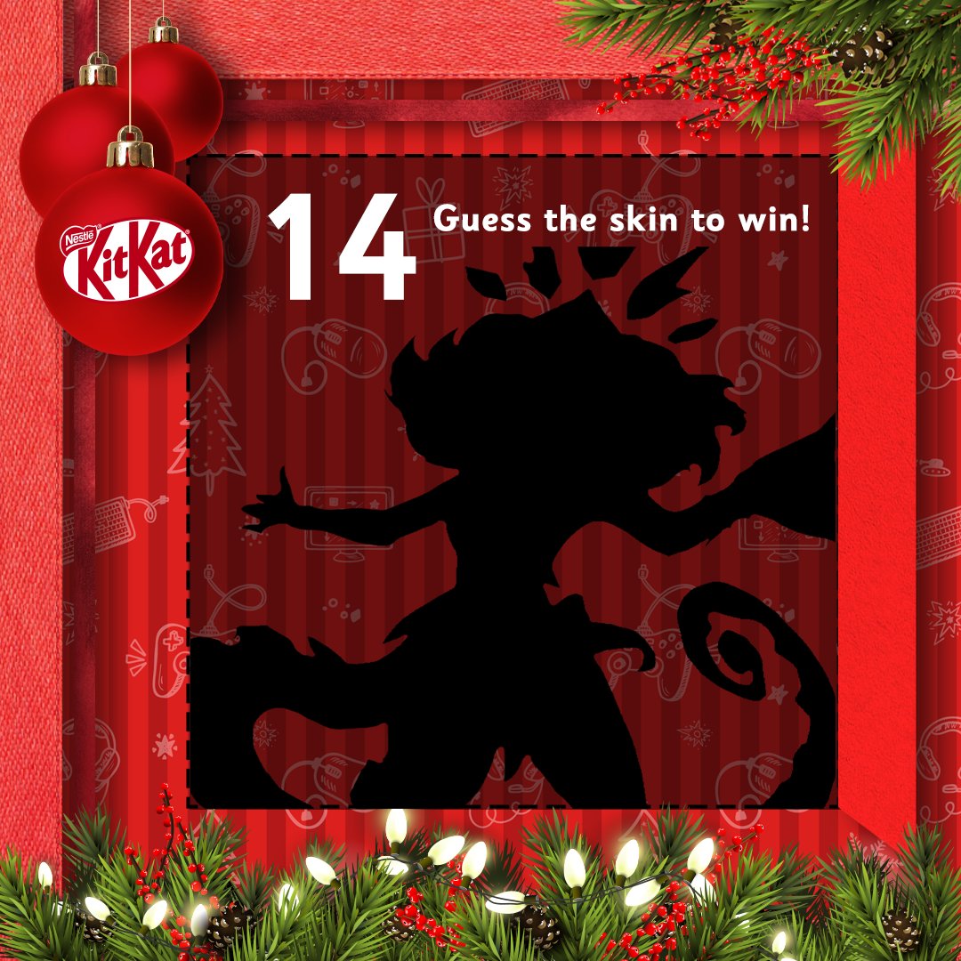 KITKAT Gaming 🎮 (@kitkatgaming) on Twitter photo ✨ Advent Calendar - Day 13 ✨
This champion knows how to disguise 🧐 Can you unmask todays character?
To enter:
➡️ Follow <a href="/KITKATGaming/">KITKAT Gaming 🎮</a>
➡️ Like & share this post
➡️ Comment your answer below ✨ Advent Calendar - Day 13 ✨
This champion knows how to disguise 🧐 Can you unmask todays character?
To enter:
➡️ Follow <a href="/KITKATGaming/">KITKAT Gaming 🎮</a>
➡️ Like & share this post
➡️ Comment your answer below