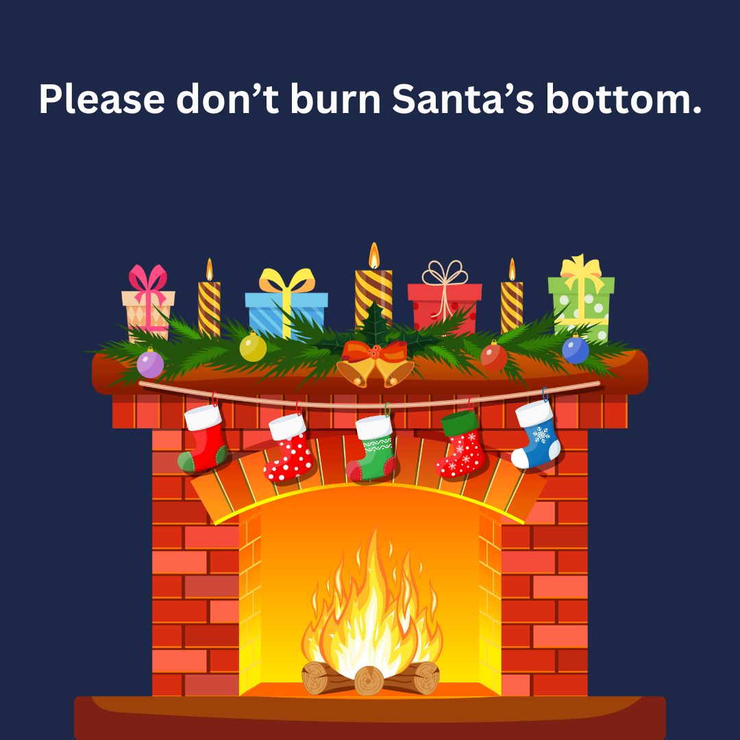 This Christmas we're asking residents with log burners to consider reducing their use, for the benefit of our health, planet and Santa's bottom! Proudly working with @SouthamptonCC @WinchesterCity @EastleighBC and @newforestdc to share the hidden harms of wood burning.