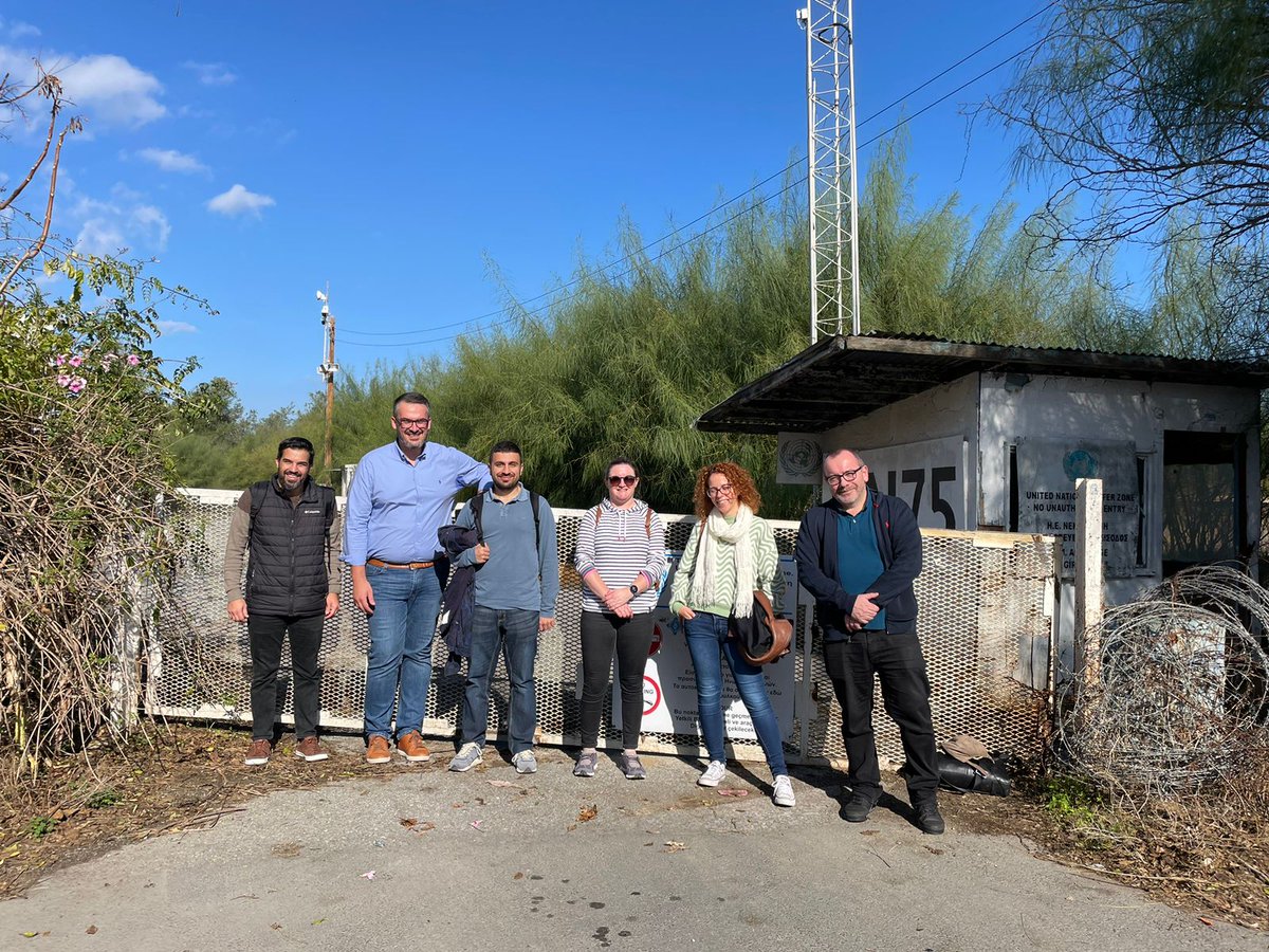 Hello from DISACT members! Here is our first group photo (in front of a UN checkpoint). We began a five-year quest that seeks to unravel the crime of enforced disappearances. Our interdisciplinary work has brought together a beautiful group of people and academics. Stay tuned!