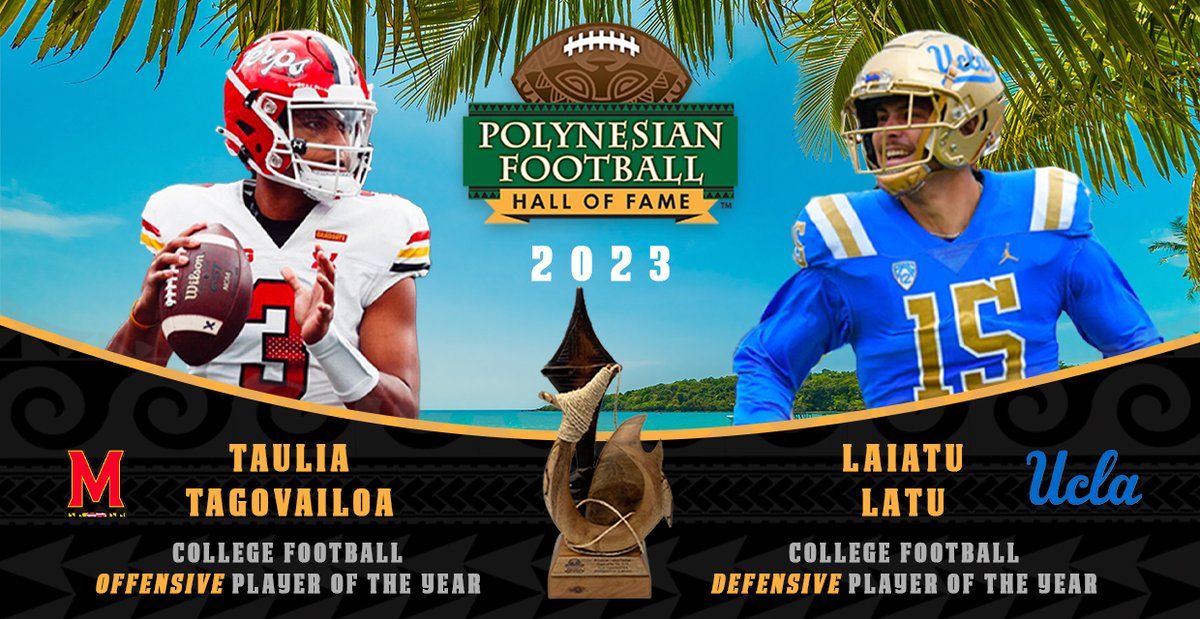 UCLA defensive lineman Laiatu Latu and Maryland quarterback Taulia Tagovailoa have been selected as the 2023 Polynesian College Football Offensive and Defensive Players of the Year 247sports.com/Article/maryla…