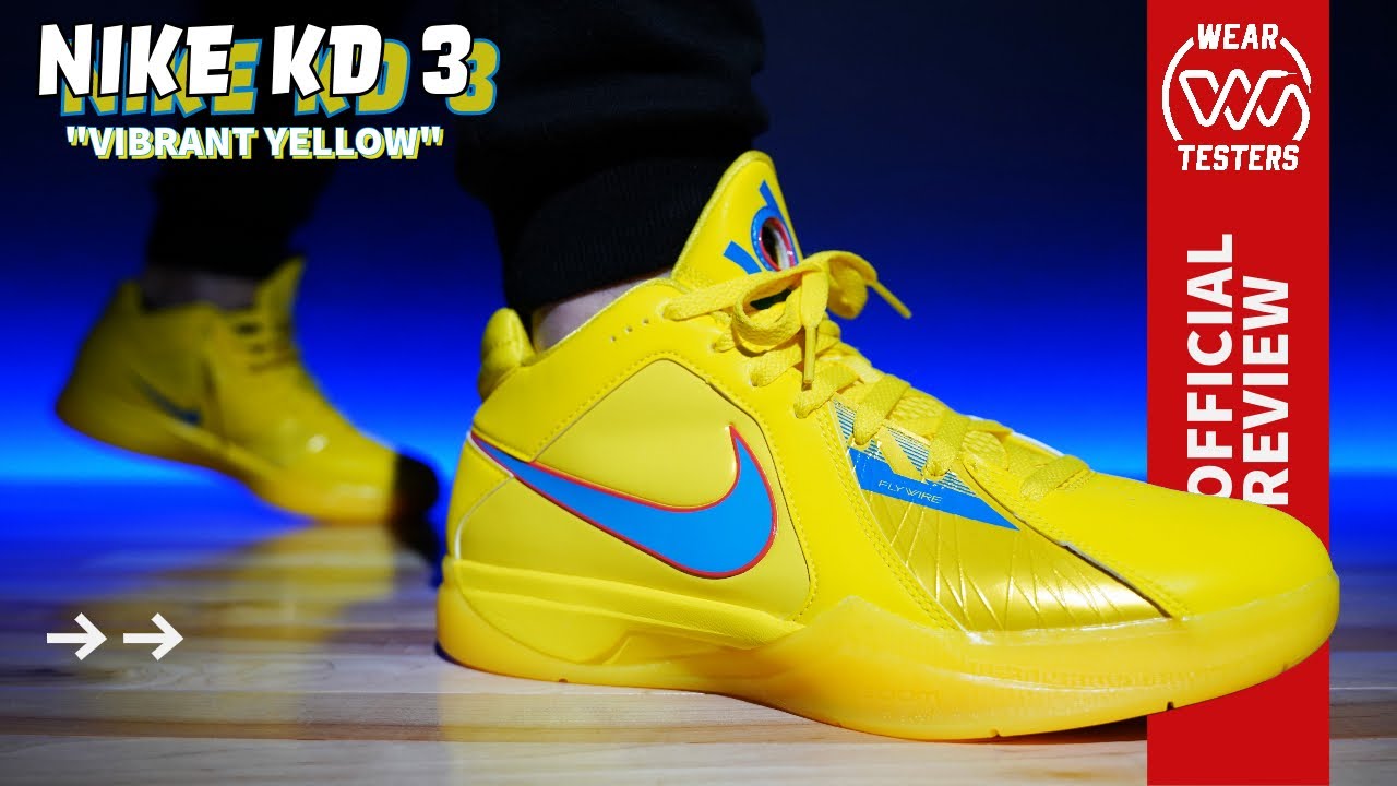WearTesters on X The Nike KD 3 Vibrant Yellow from the 2010 Stoplight Christmas Pack is back for a retro this holiday season. Here s our full review of how Nike did with this