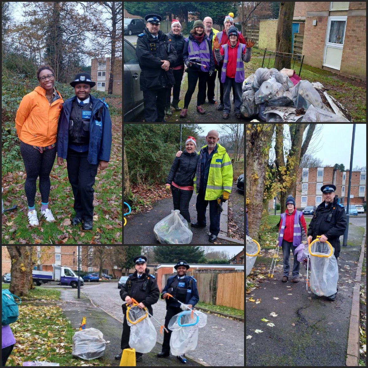 Today we worked alongside The Harrow Litter Pickers in order to clear up the Brockhurst estate and make the area feel visibly clearer and safer for residents/commuters. #brokenwindow #VAWG