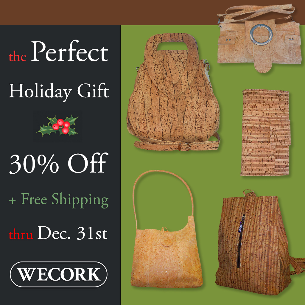 WE Cork (@wecork) on Twitter photo Cork Handbags & Wallets - Holiday Special! 30% Off + FREE Shipping thru Dec 31st! USE CODES: FF30 & FREESHIP samples.wecork.com/collections/ha… @broadlume <a href="/fcnewsnet/">Floor Covering News</a> #WECork #VeganLeather #CorkLeather #CorkFabric #VeganHandbags #VeganBags #VeganWallets #VeganFashion #CorkBags #CorkHandbags Cork Handbags & Wallets - Holiday Special! 30% Off + FREE Shipping thru Dec 31st! USE CODES: FF30 & FREESHIP samples.wecork.com/collections/ha… @broadlume <a href="/fcnewsnet/">Floor Covering News</a> #WECork #VeganLeather #CorkLeather #CorkFabric #VeganHandbags #VeganBags #VeganWallets #VeganFashion #CorkBags #CorkHandbags