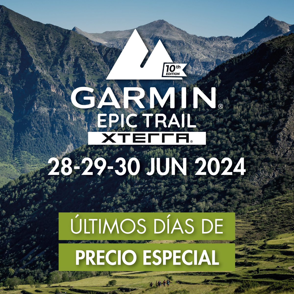 ⏱ ¡ÚLTIMOS DÍAS DE PRECIO ESPECIAL!

⛰️  Las montañas de la Vall de Boí te están esperando👋🏼 

⚠️ OPEN REGISTRATION ➡️ garminmountainfestival.com