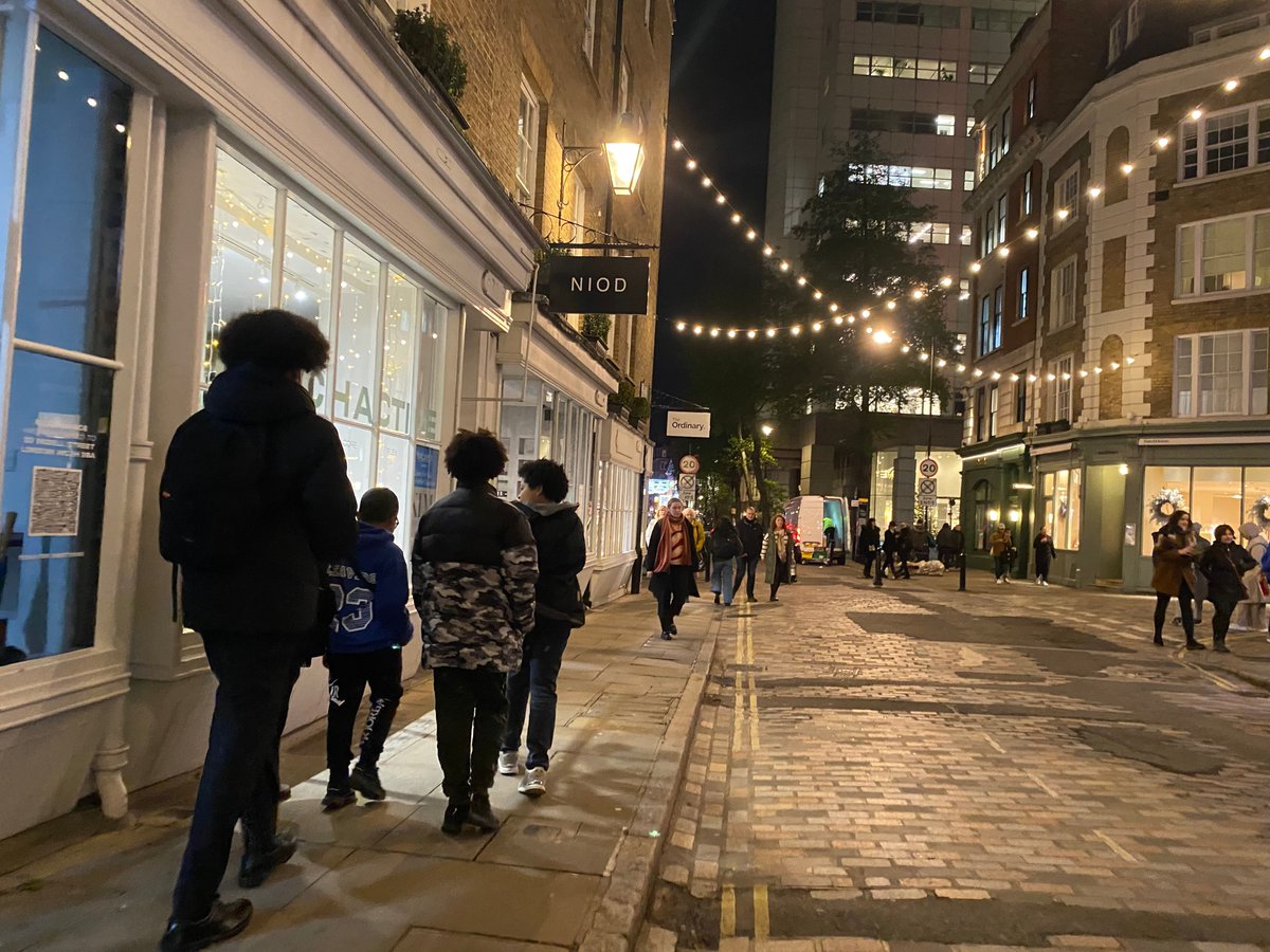 Our boys club had a fantastic time strolling through the streets to witness the magical Christmas lights in Covent Garden. It was a sight to behold! #ChristmasLights #Camden