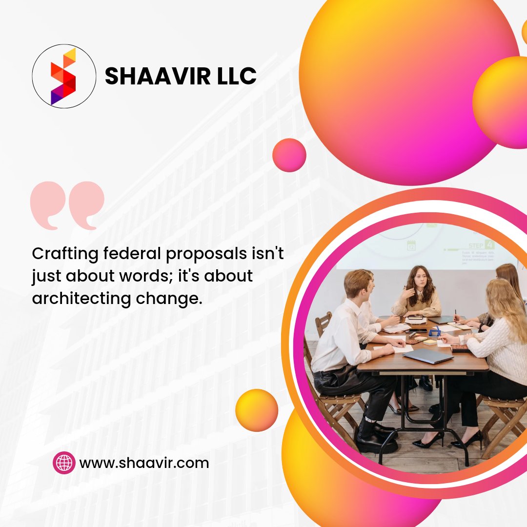 #StrategyAndInnovation #BusinessTransformation #Contractors #RFP #RFQ #FederalContracts #ConsultingServices #ChangeMakers #GovernmentProcurement #BusinessDevelopment #Entrepreneurship #ConsultingFirm #USGovernment #BusinessStrategy #ChangeAgents