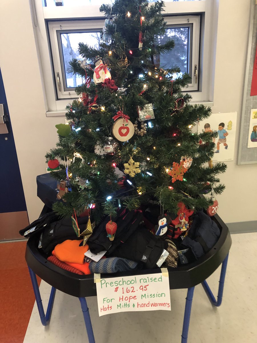 ECW-Preschool children helped out with extra chores at home in order to earn money for The Hope Mission! With this money, the classes were able to buy hats, mitts, and hand warmers for the people Hope Mission serves.  #servantworking