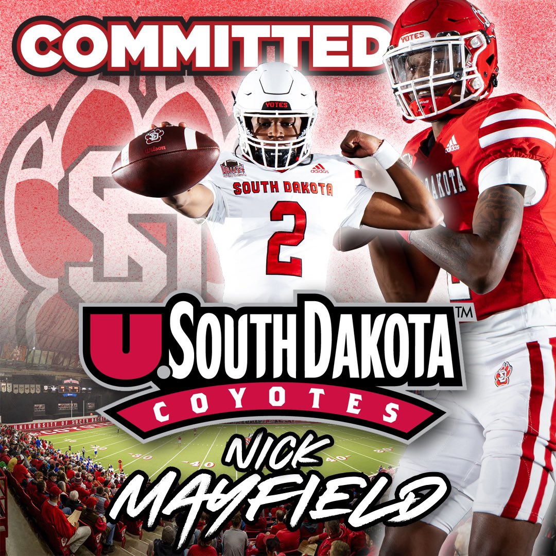 NickMayfield15's tweet image. #COMMITTED 🫡 
#GoYotes ⚪️🔴
@Coach_Fryar @Coach_JDavis @CoachTaylorDB @CoachMurphIKE @DdeFootball