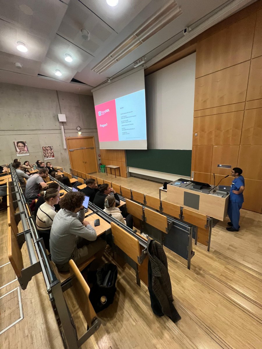 Großer Erfolg beim Kickoff-Meeting des Young(est)DGK Ambassadorenprogramms (Standort Dresden)! Überwältigende Teilnahme von Studierenden und jungen Ärzten mit über 75 Teilnehmern. Beeindruckende Leidenschaft für die Kardio. Vielen Dank an alle ❤️ @YoungDgk @DGK_org @IljaBergt