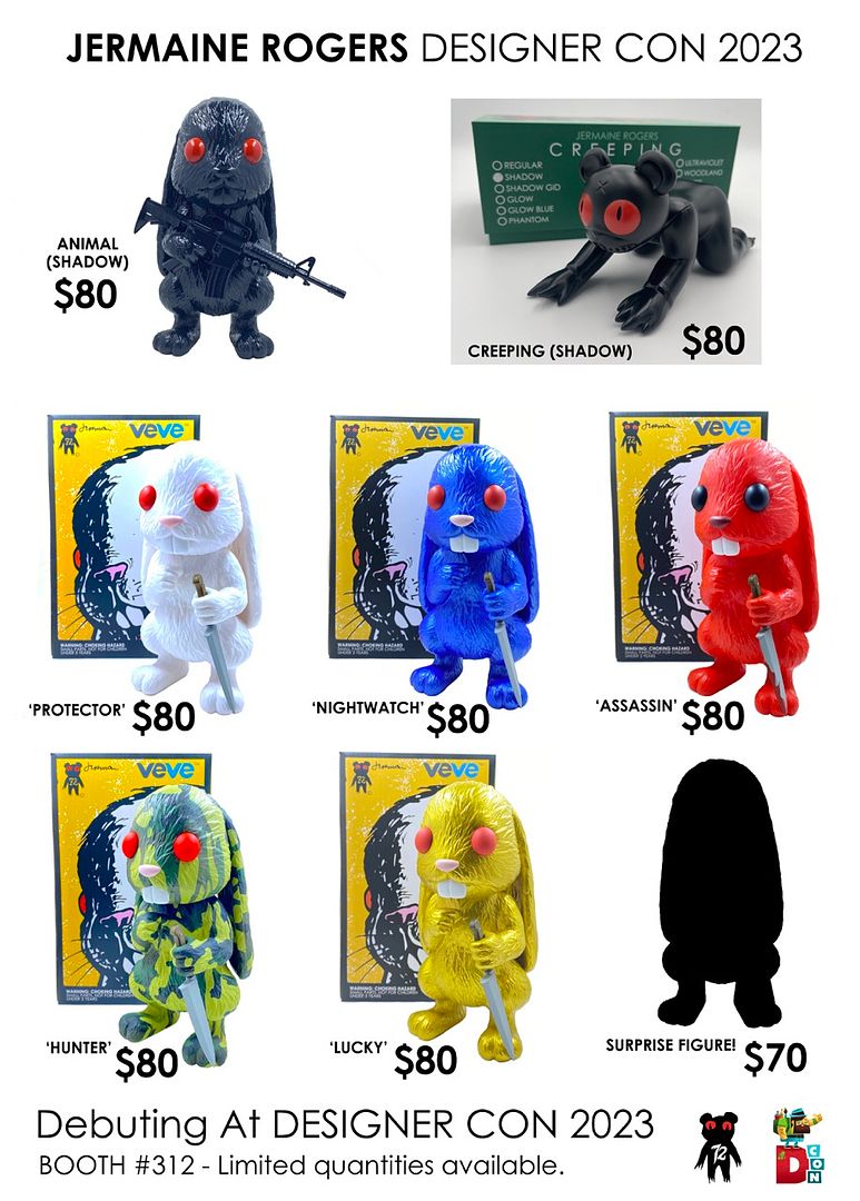 spankystokes's tweet image. Jermaine Rogers gears up for Dcon 2023 with a slew of releases!!! dlvr.it/T07y7V #DesignerConDCon #Featured #JermaineRogers #LimitedEdition #VeVe