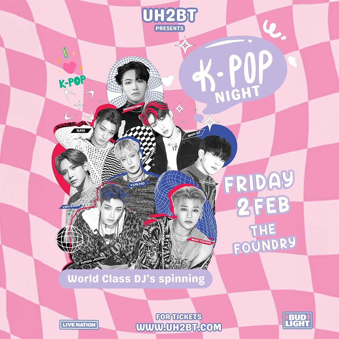 JUST ANNOUNCED 🪩 K Pop Night comes to The Foundry on February 2! Tickets go on sale Friday, December 15 at 12P. 🎫: livemu.sc/3tnE0Xt