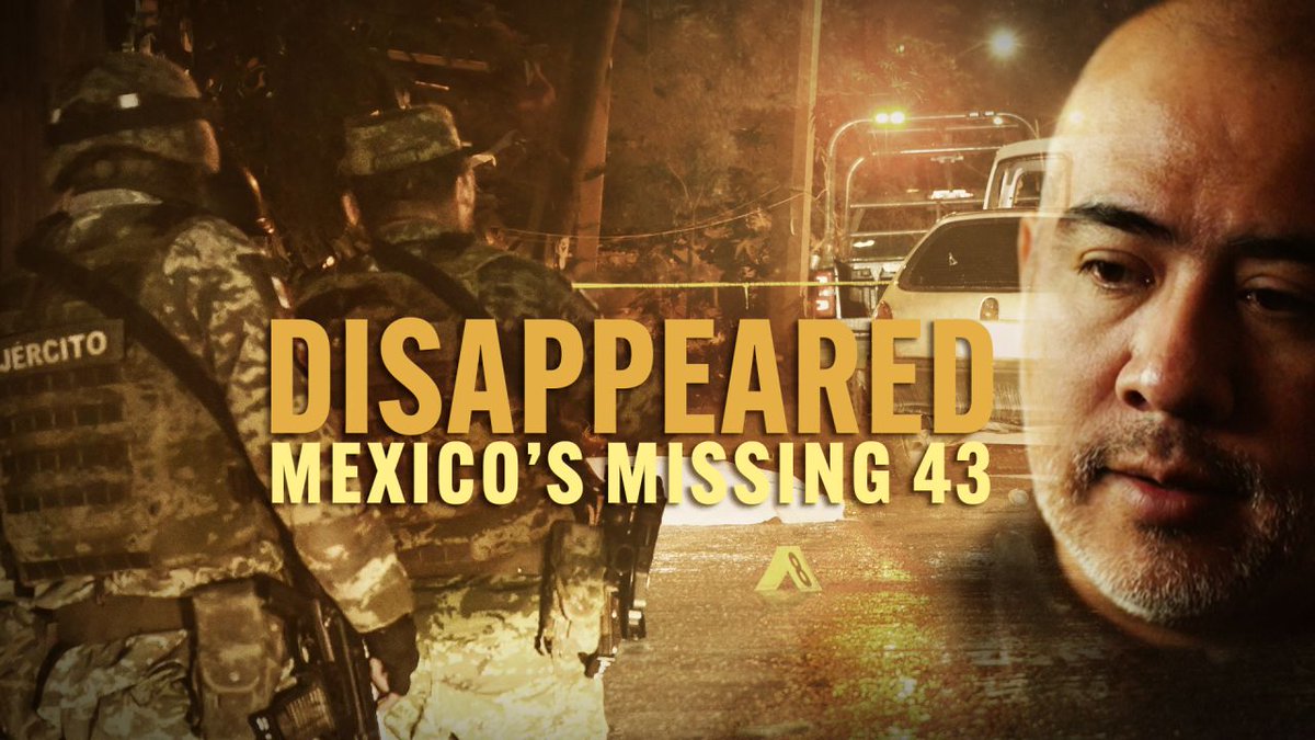 🔎 The search continues for the 43 missing men, and their families are given renewed hope by a new government and a special prosecutor assigned to lead the investigation. Disappeared: Mexico's Missing 43 concludes at 9PM on @BBCTwo Production: BBC ENVY: bit.ly/3Rpf9vH